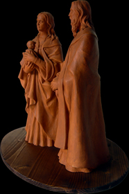 The Holy Family, right side view